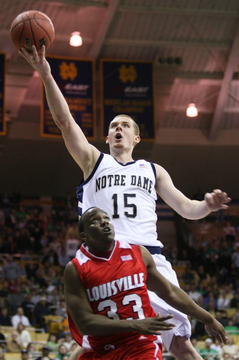 Colin Falls is Notre Dame's second-leading scorer averaging 14.0 points per game.
