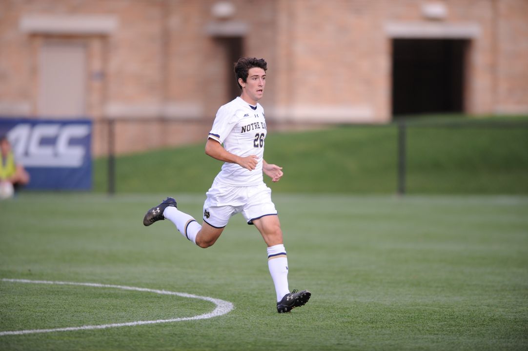Junior forward Mark Gormley scored his first career goal in the 69th minute of Friday's game at No. 3 North Carolina