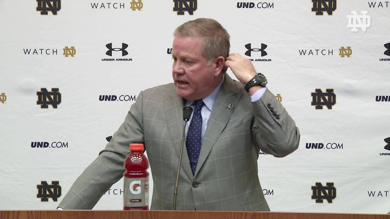 Coach Kelly Weekly Press Conference - Stanford