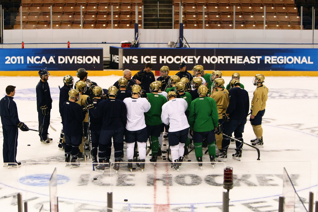 Notre Dame Hockey At The NCAA Hockey Northeast Regional