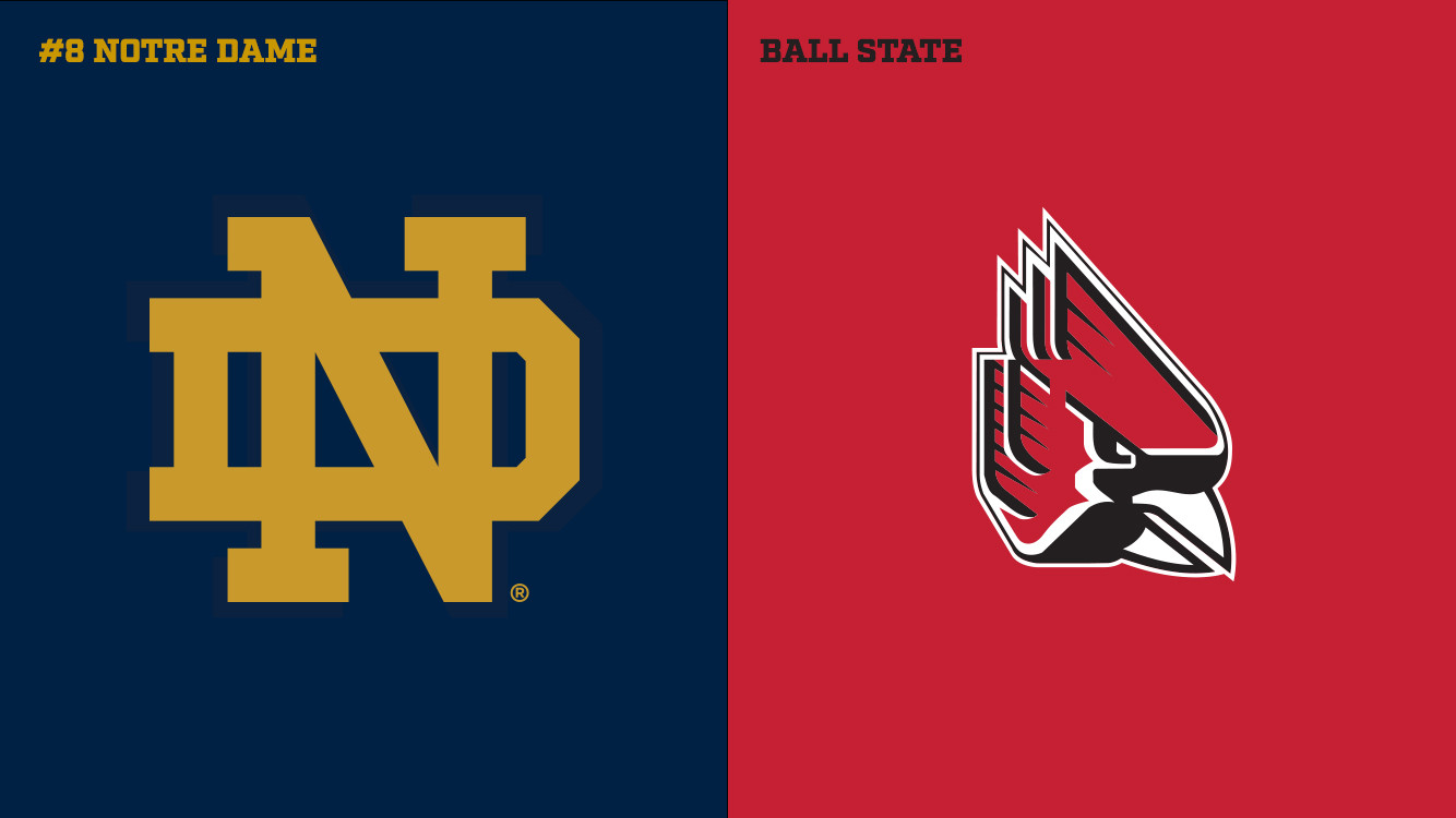 In-State Showdown Imminent For No. 8 Irish Ball State Gameday Graphic