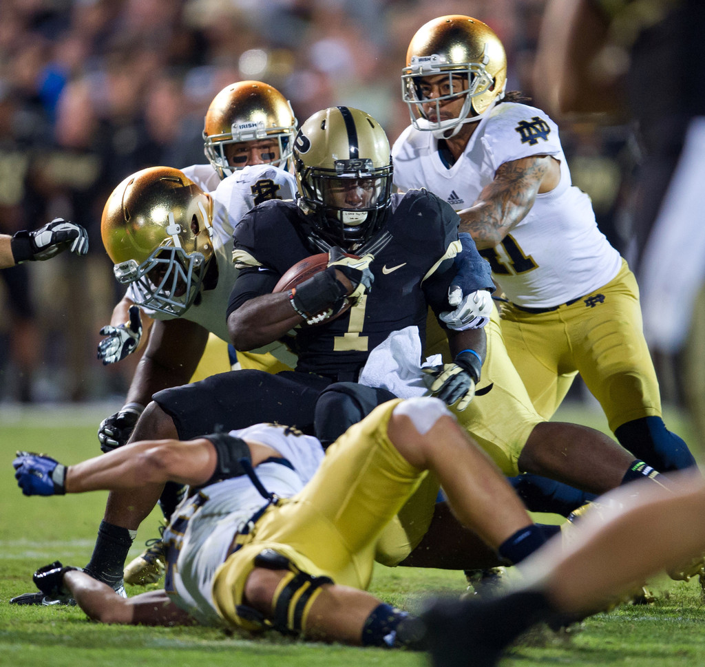 Notre Dame at Purdue (USATSI)