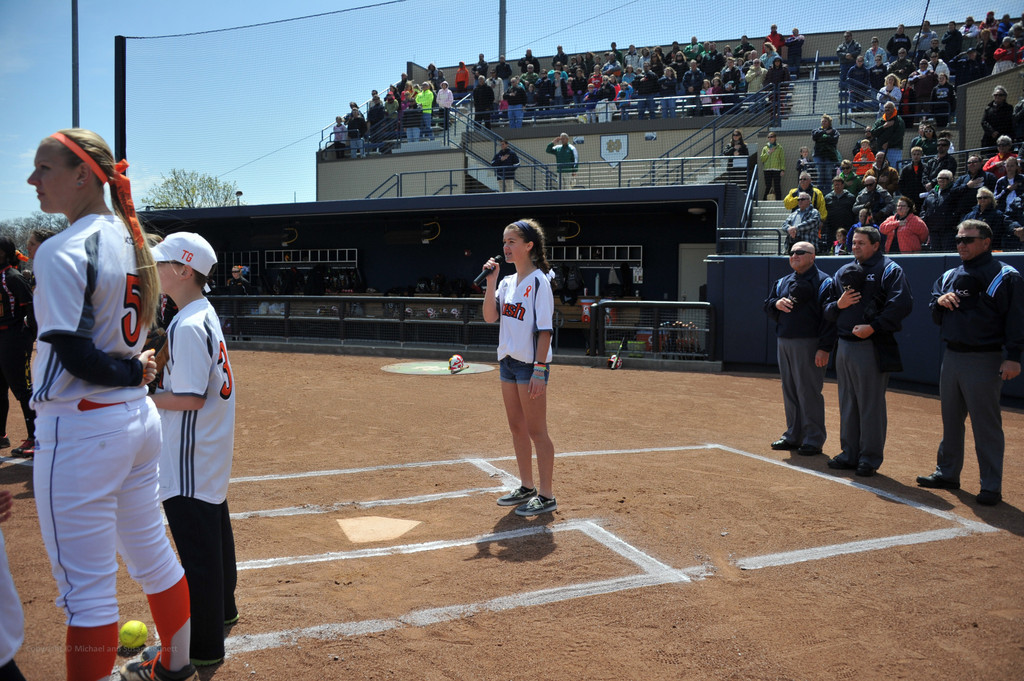 2014 Notre Dame Strikeout Cancer Doubleheader
