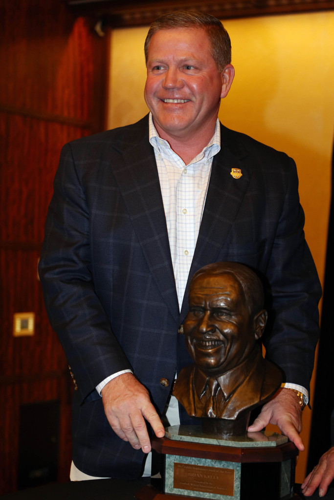 Eddie Robinson Award Trophy Presentation