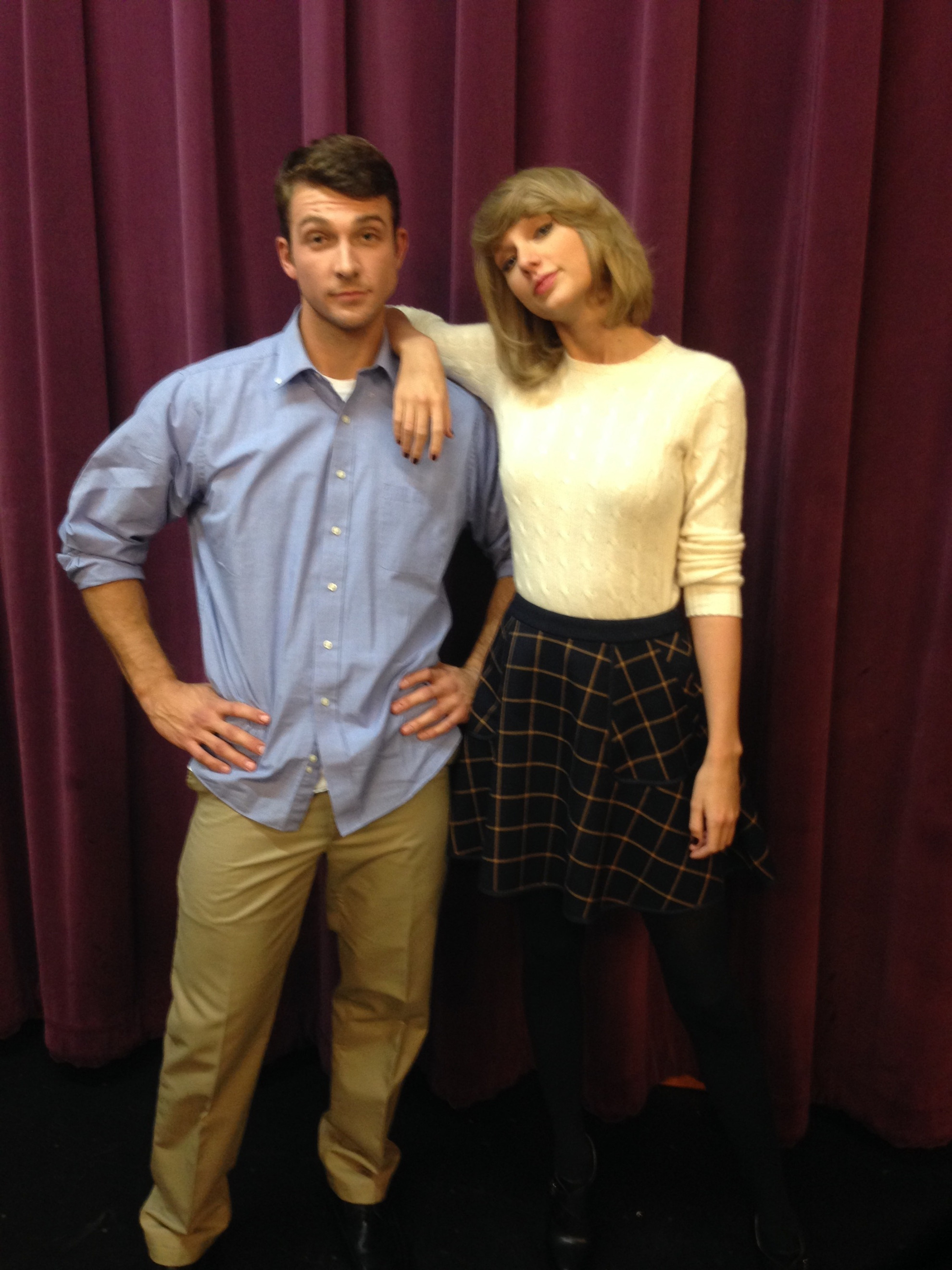 Irish Extra: Mosey Pursues More Than One Dream at Notre Dame Senior Phil Mosey hanging out with Taylor Swift after the final showing of