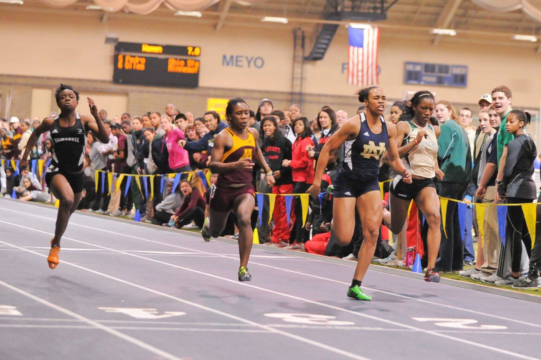 Sophomore Aijah Urssery sits second in the 60m dash heading into the BIG EAST Indoor Track and Field Championships.