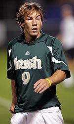 Rising senior Justin McGeeney led the Fighting Irish with five goals during the 2006 spring season.