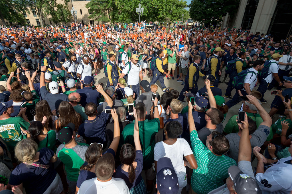 Notre Dame 38,  Texas 3