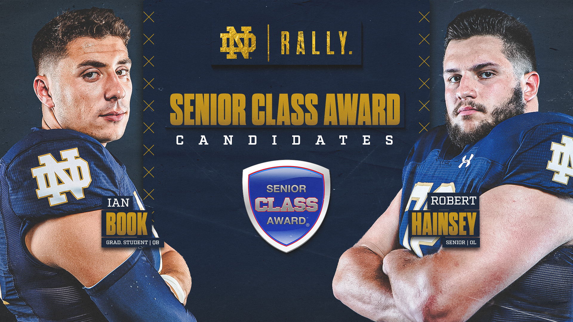 Book, Hainsey Named Candidates for Senior CLASS Award Book, Hainsey Named Candidates for Senior CLASS Award