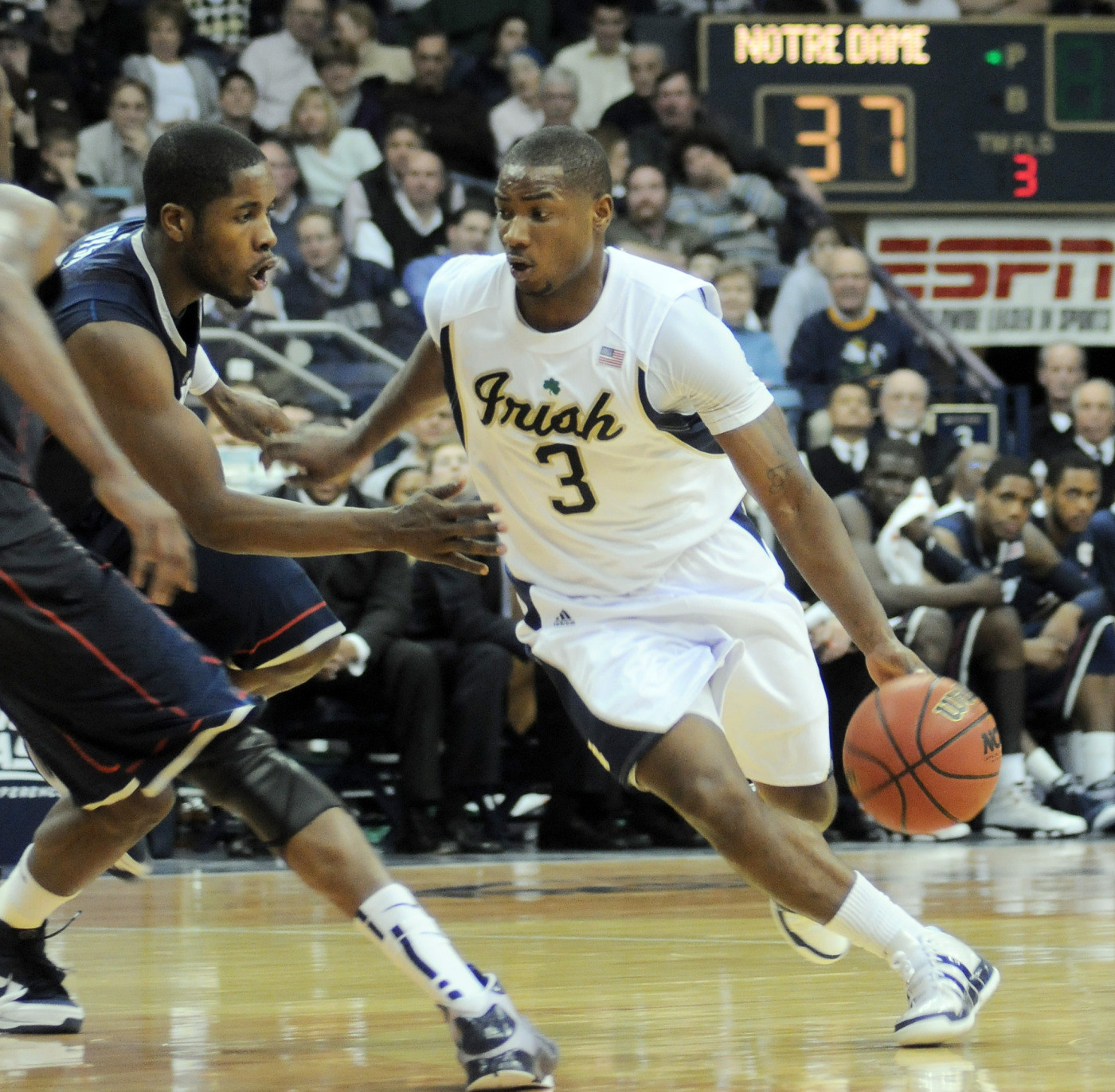 Tory Jackson Named To BIG EAST All-Tournament Team Jackson played every minute for the Irish at the BIG EAST Tournament, averaging 10.7 points and five assists per game.