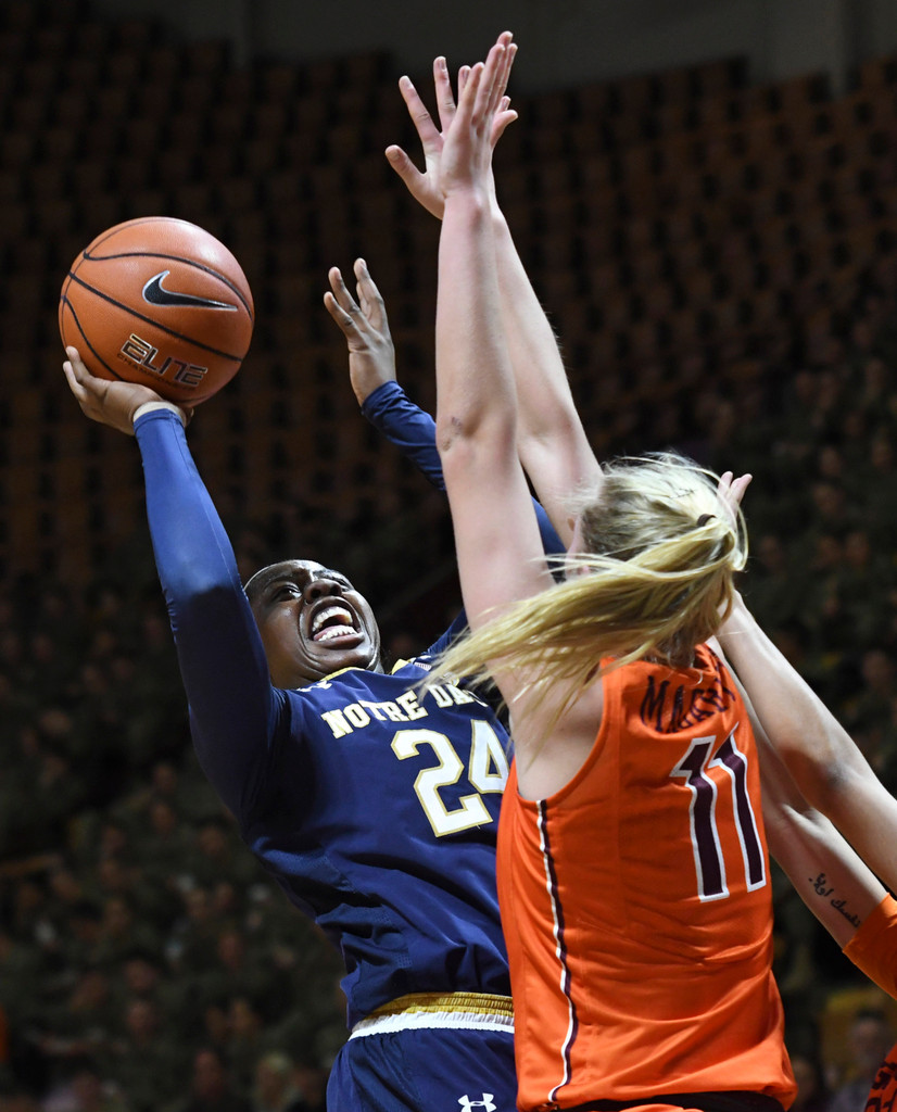 Notre Dame 76, Virginia Tech 59