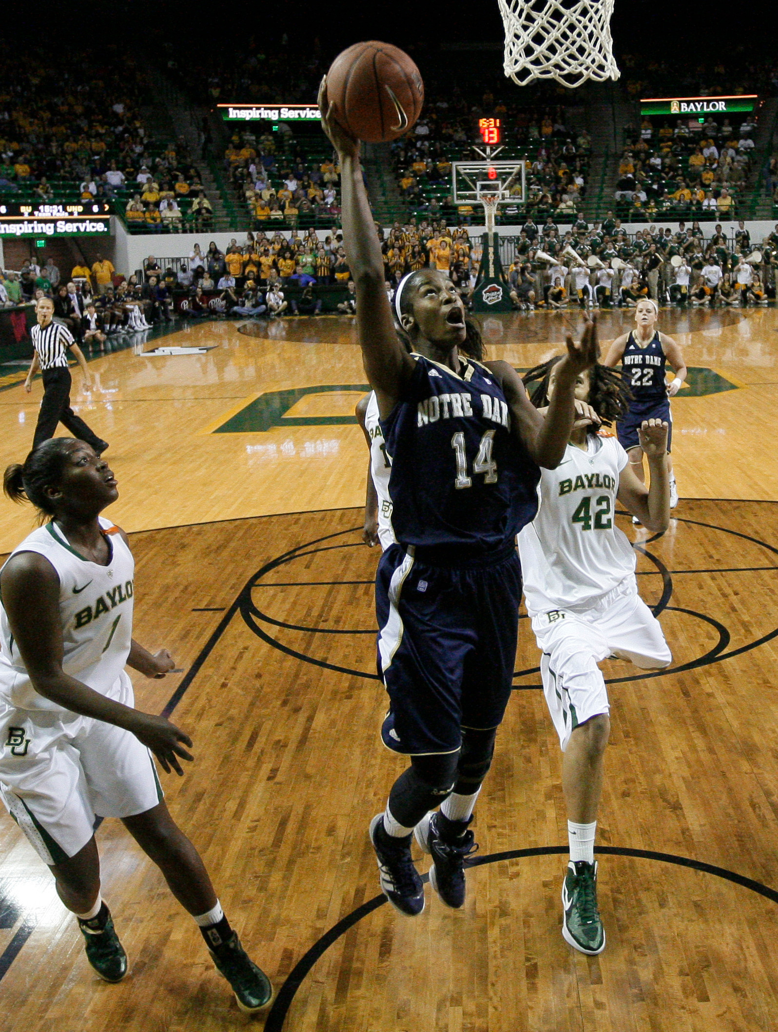 Notre Dame, Baylor to Meet for Women’s Title Notre Dame Baylor Basketball