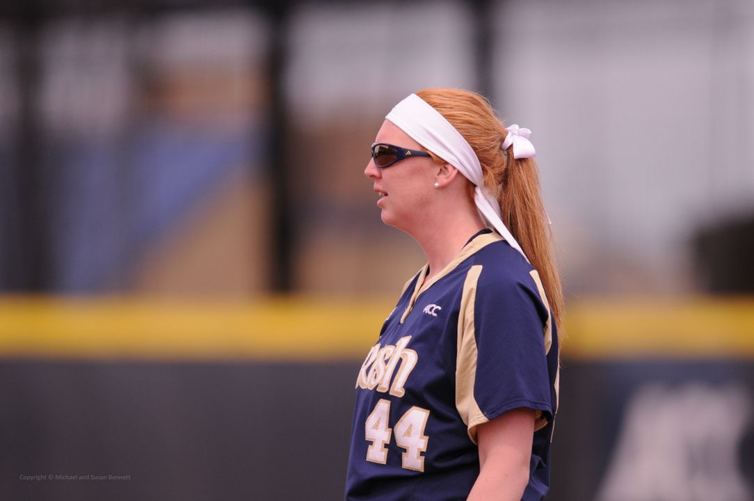 2013 BIG EAST Conference Player of the Year Laura Winter ('14) returns to Melissa Cook Stadium as a member of the Akron Racers for the first NPF game at Notre Dame on Aug. 10