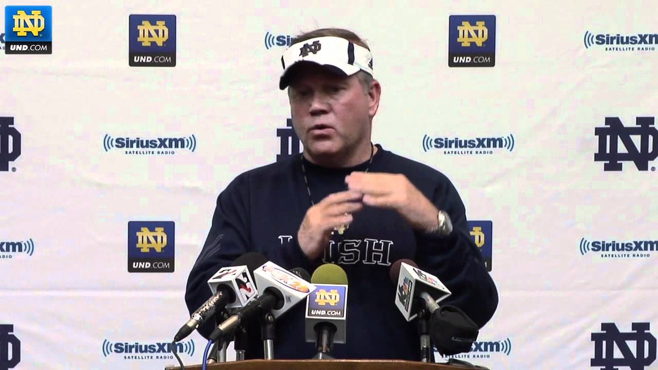Notre Dame Football - 2012 Blue Gold Game Format