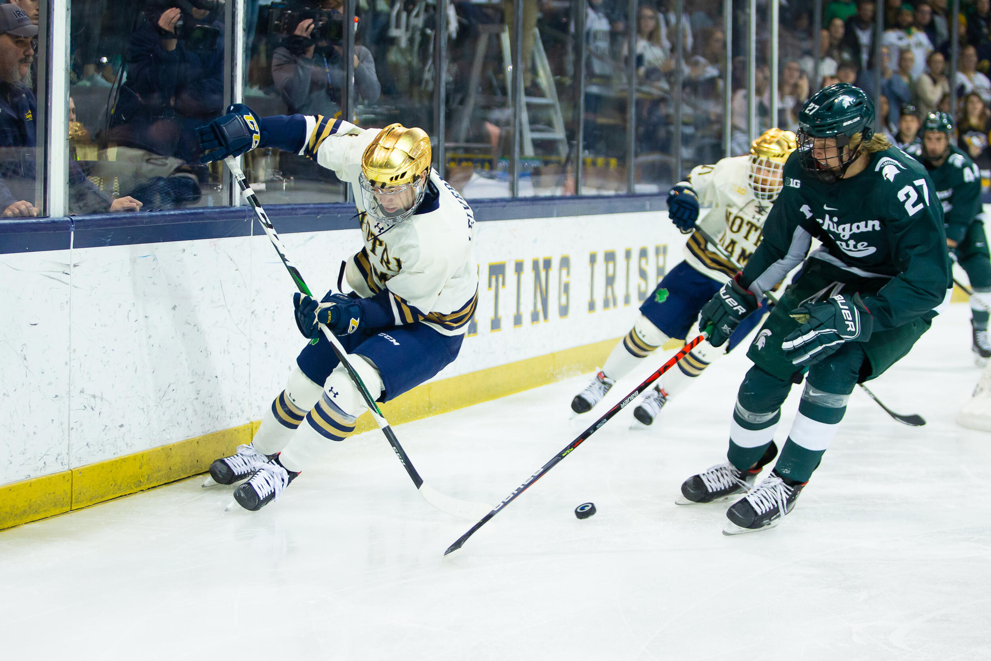 Irish Downed By Spartans, 3-1 Irish Downed By Spartans, 3-1