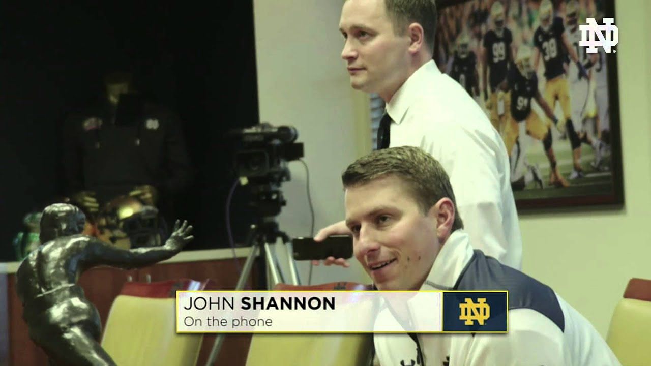 The Phone Call - John Shannon - 2016 Notre Dame Signing Day