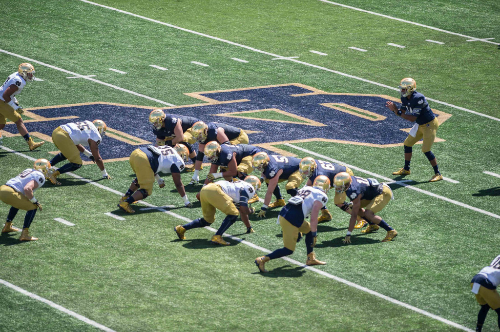 Blue vs. Gold Spring Game