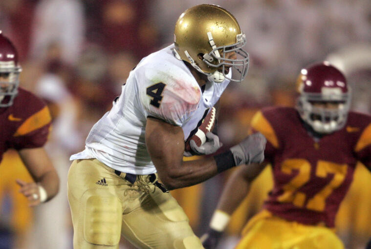 Notre Dame Falls to No. 1 USC, 41-10 Senior tailback Ryan Grant will close out his Notre Dame career in the Insight Bowl on Dec. 28.