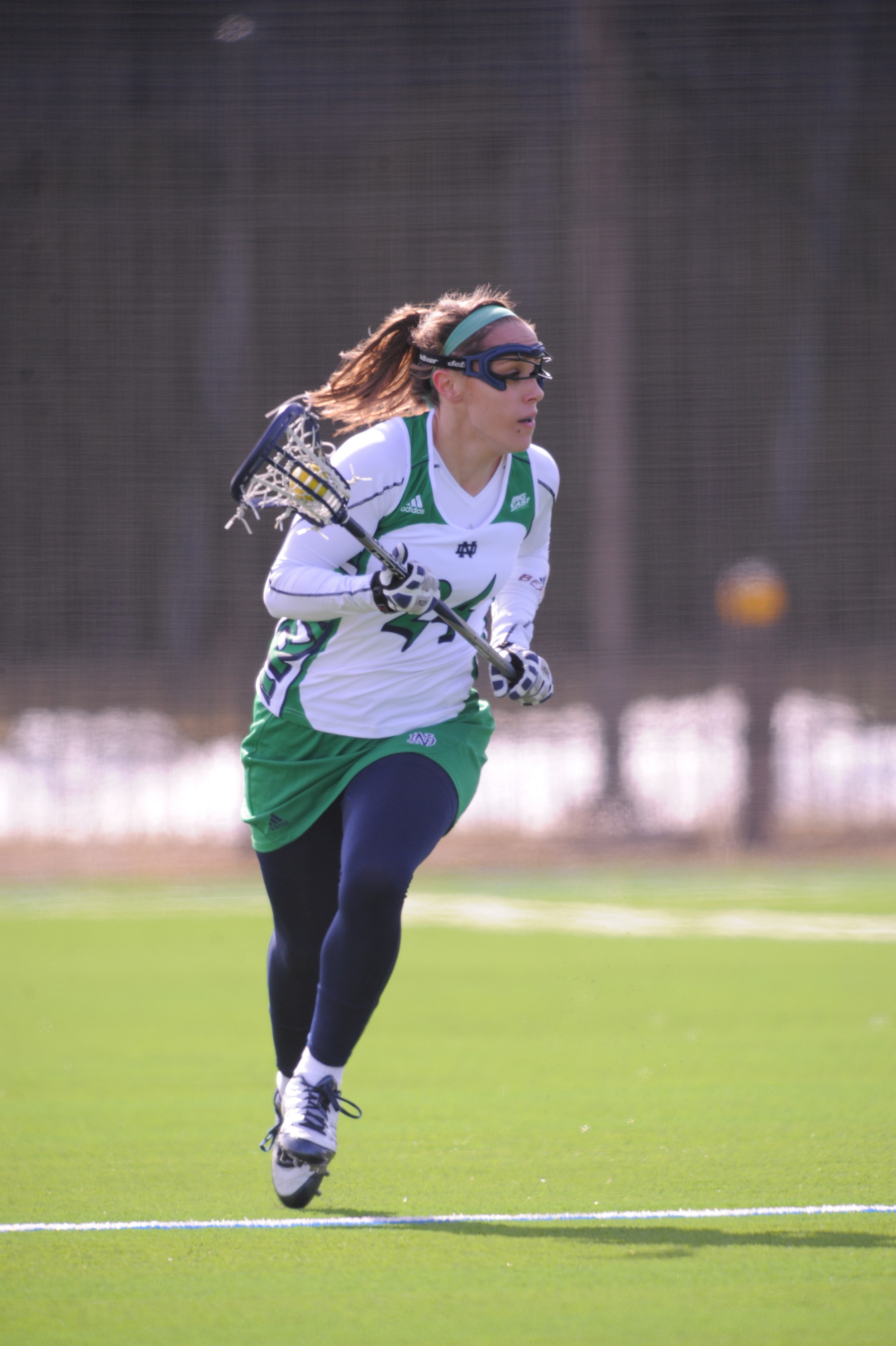 Records Fall In 22-2 Irish Win Over Cincinnati On Senior Day Senior defender Jordy Shoemaker scored her first goal of the season on Senior Day on Saturday.