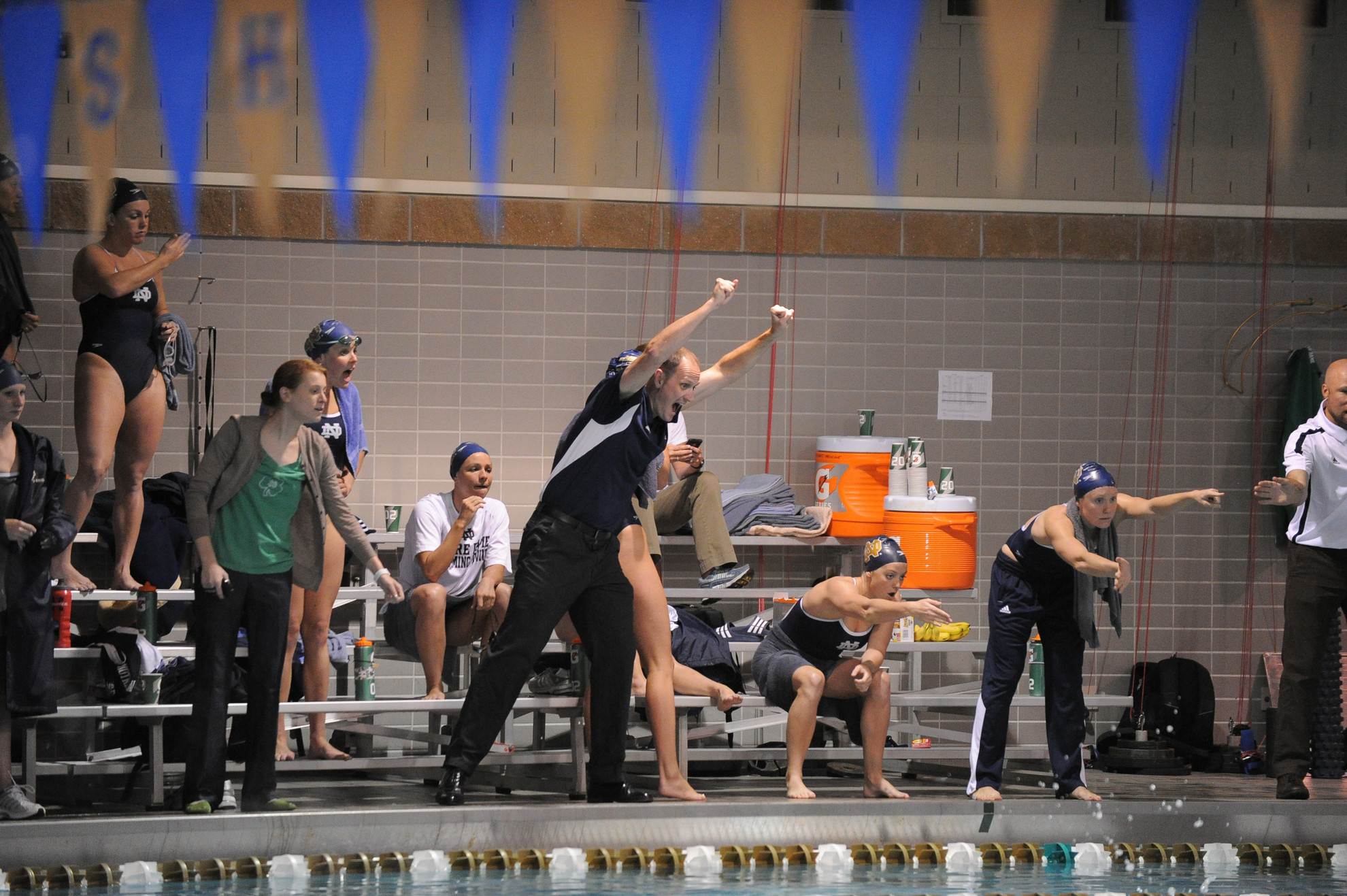 Women’s Swimming And Diving Announces 2013-14 Schedule Head coach Brian Barnes is excited about about a 2013-14 schedule that sees the Irish compete against 12 teams that were at NCAAs last year.