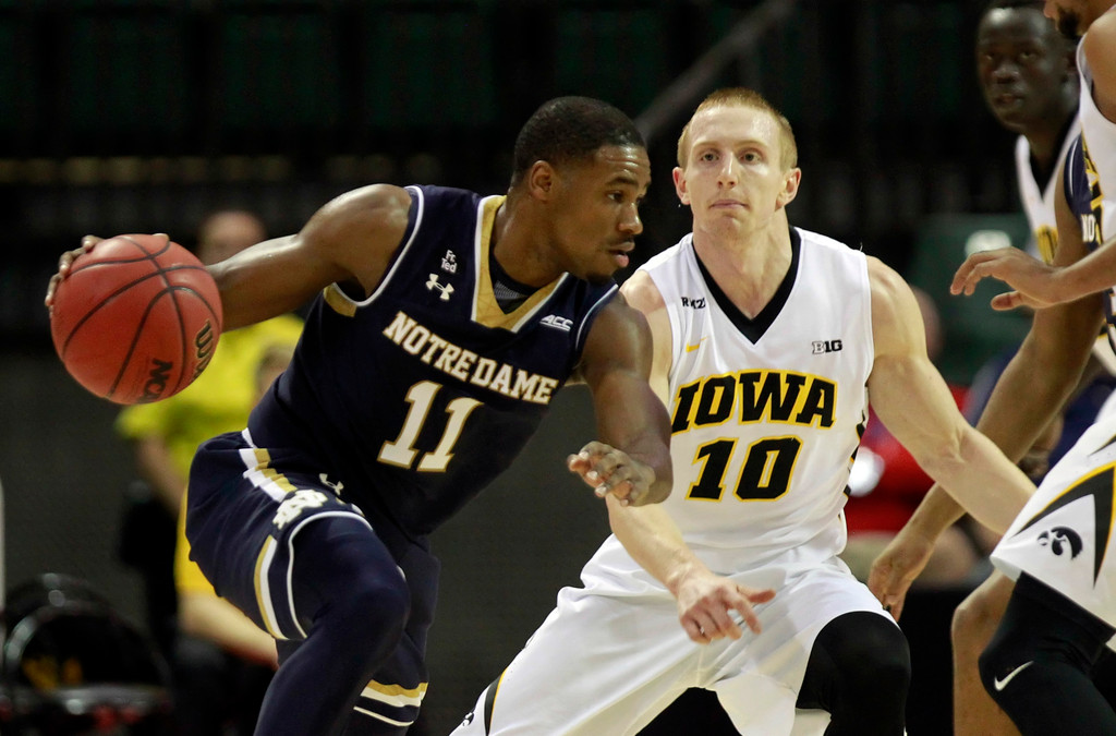 Notre Dame vs. Iowa, 68-62