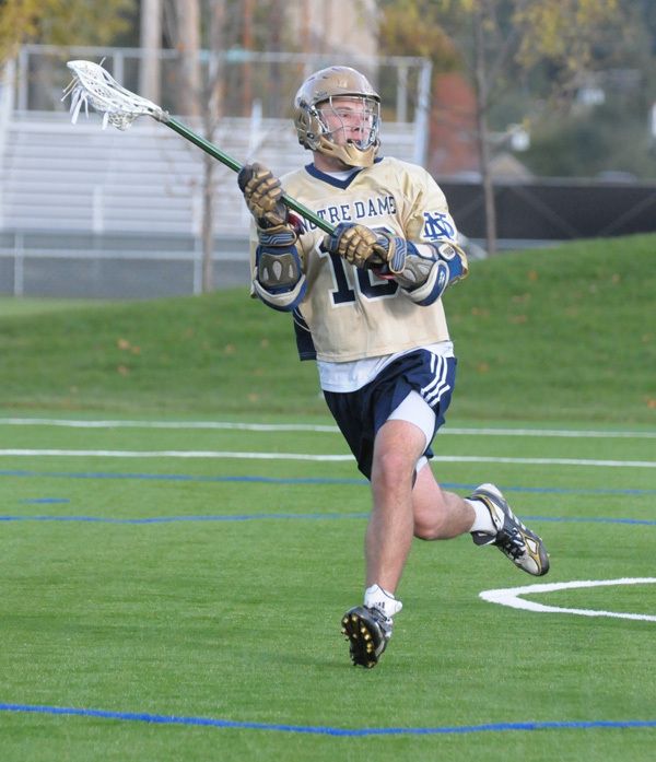 Men's lacrosse junior attackman Sean Rogers (pictured) and men's basketball senior forward Tyrone Nash will be featured in Thursday's UND.com Fighting Irish Fan Chat live from 1-2 p.m. (ET).