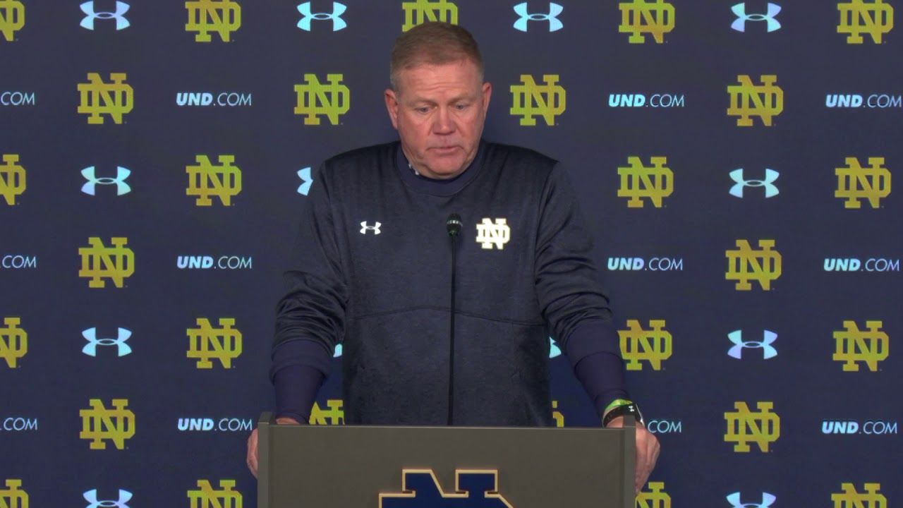 @NDFootball Brian Kelly Post-Game Press Conference - Navy (2017)