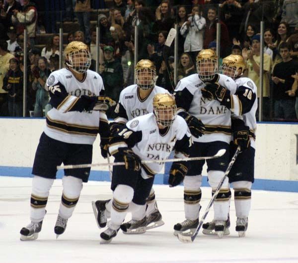 Members of the Notre Dame hockey team will have a chance to teach youngsters 5-11 year of age the game of hockey on Feb. 2 at the Joyce Center.