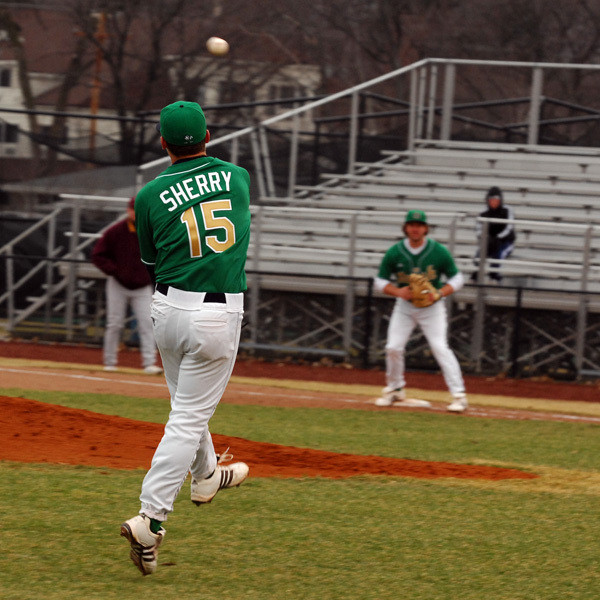 Irish Back On The Road For BIG EAST Opener At Georgetown Freshman Greg Sherry went 3-for-3 with a run scored.