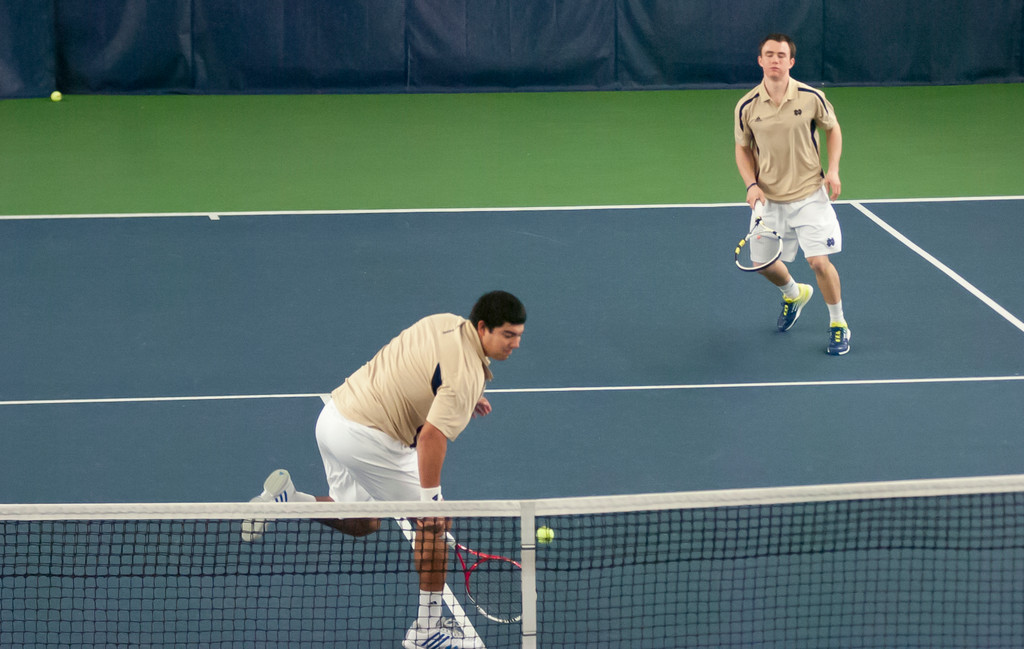 Notre Dame Men's Tennis vs Michigan on 02-16-2013