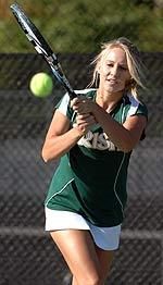 Freshman Kelcy Tefft holds a 34-5 combined (singles and doubles) record this season.