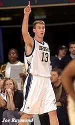 Matt Carroll is number one in the Irish record books for three pointers, games played and games started.
