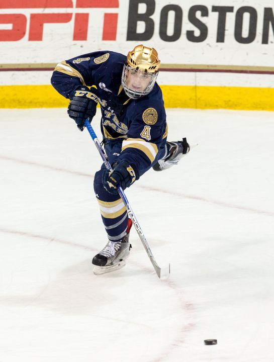 Dennis Gilbert scored the first game-winning goal of his career against Boston College. 