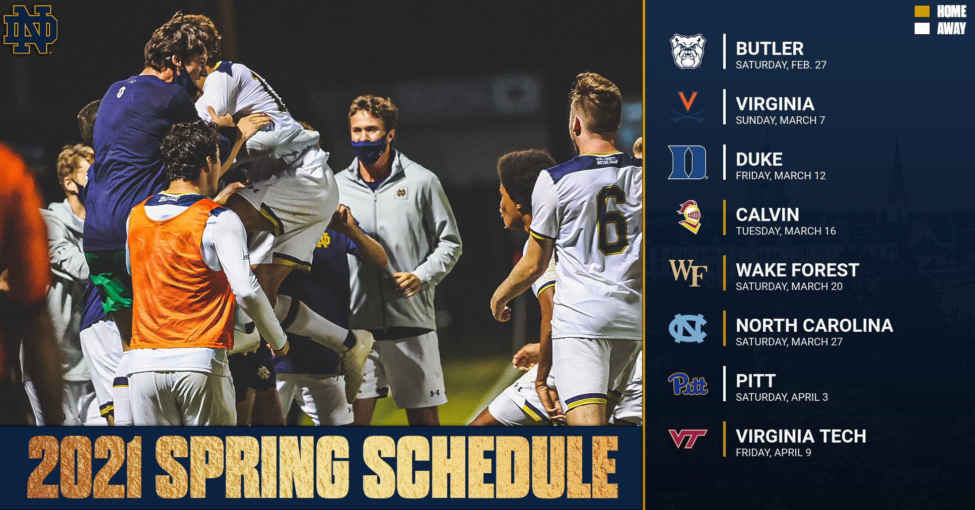 Men’s Soccer Announces Spring Slate Men’s Soccer Announces Spring Slate