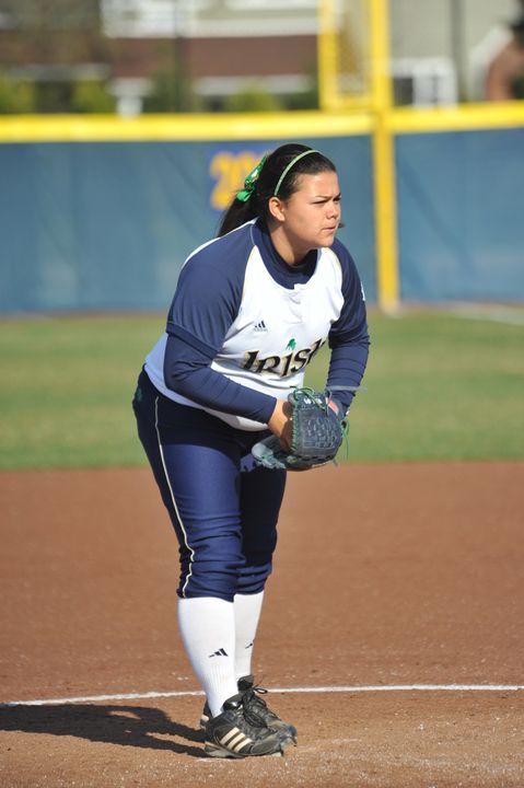 Sophomore pitcher Jody Valdivia look to stay perfect against BIG EAST Conference foes when the Irish face Syracuse on Sunday.