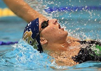 No. 20 Notre Dame Women’s Swimming And Diving Starts The Dual Meet Season By Defeating No. 25 Purdue Katie Carrol set a new school record in the 200-yard freestyle in Notre Dame's 70 point win over Purdue