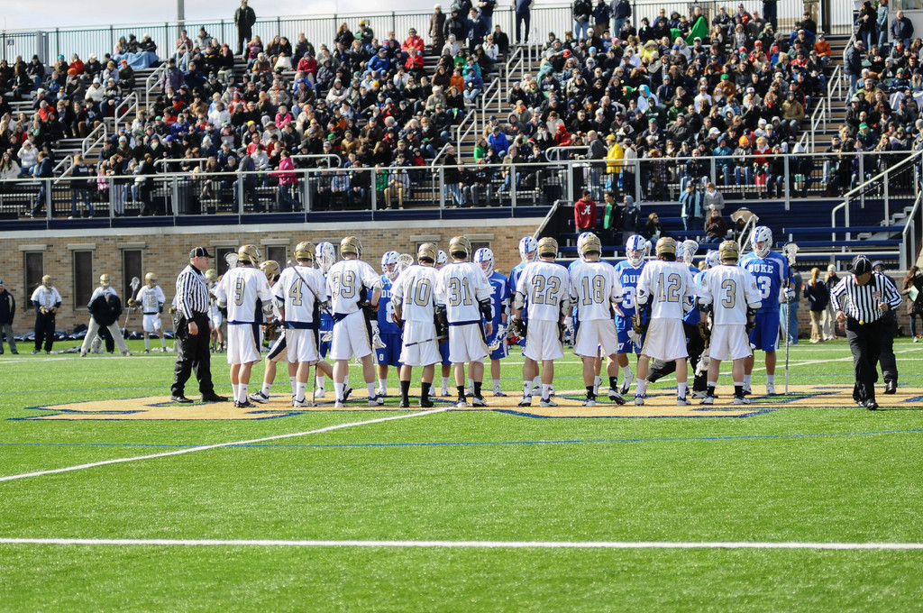 Notre Dame Men's Lacrosse vs Duke on February 18th, 2012