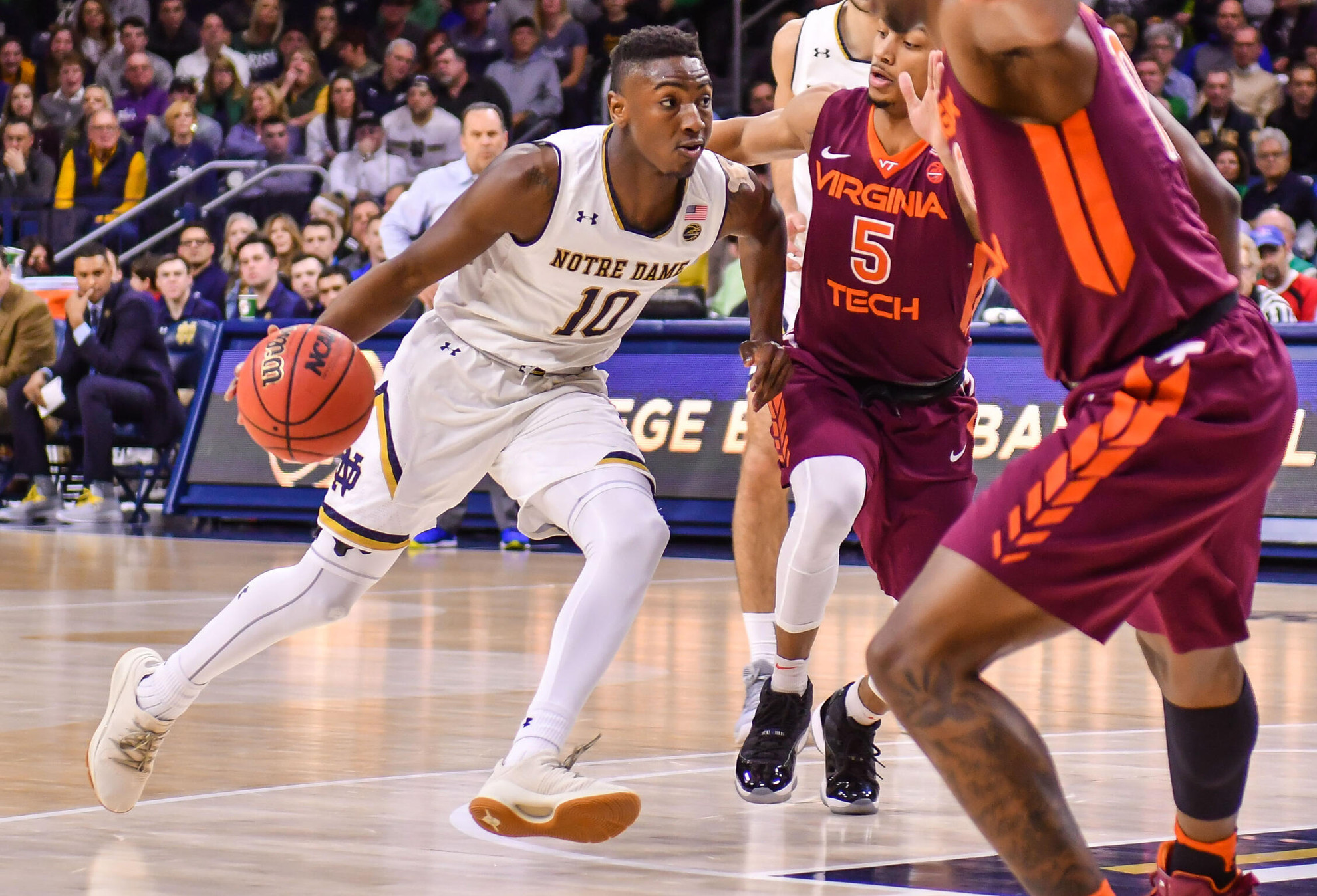 Irish Comeback Falls Short Against Hokies, 80-75 Irish Comeback Falls Short Against Hokies, 80-75