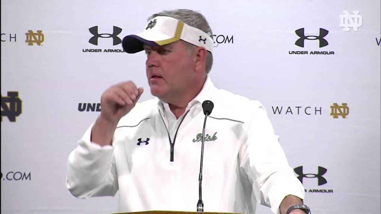 FB: Post Game Press Conference with Brian Kelly
