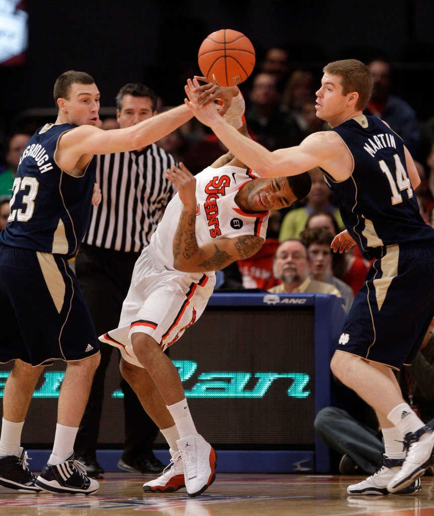 No. 9 Irish Lose To Red Storm, 72-54 (AP)