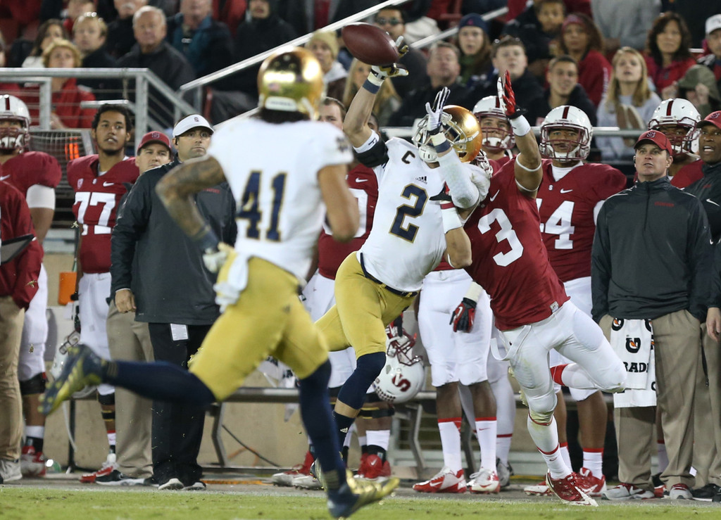 Notre Dame vs. Stanford (USATSI)