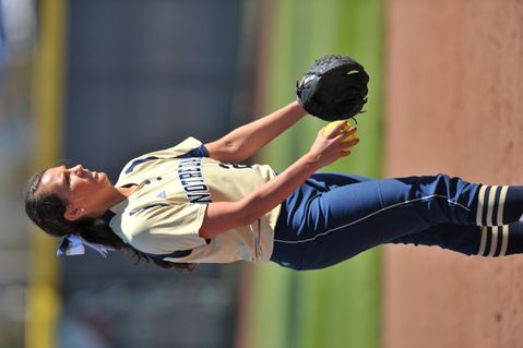 Brittany O'Donnell allowed one run over six innings to pick up the first Notre Dame victory of the season