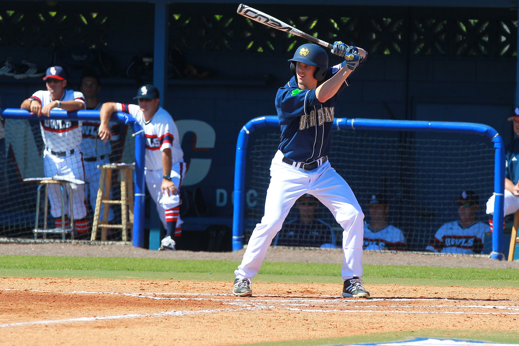 Irish Fall To Duke In 10 Innings Friday Night, 4-3 Freshman Cavan Biggio had two hits and two RBI Friday night against Duke.