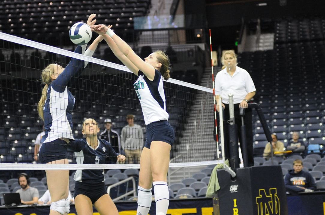 Notre Dame Volleyball vs UCONN on 10-06-2012