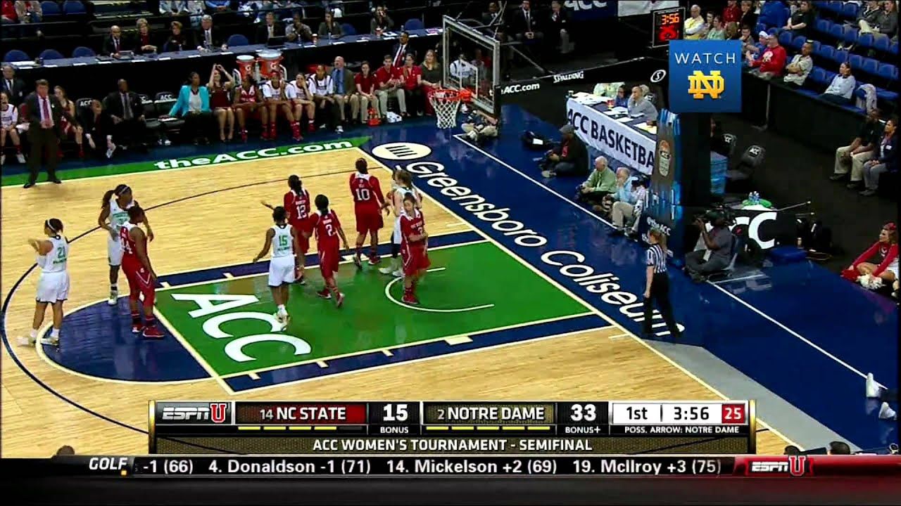 WBB - ACC Semifinals NC State Highlights