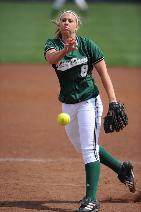 With 11 strikeouts against Valparaiso on Tuesday, pitcher Brittney Bargar nearly tied a season-best mark of 12.