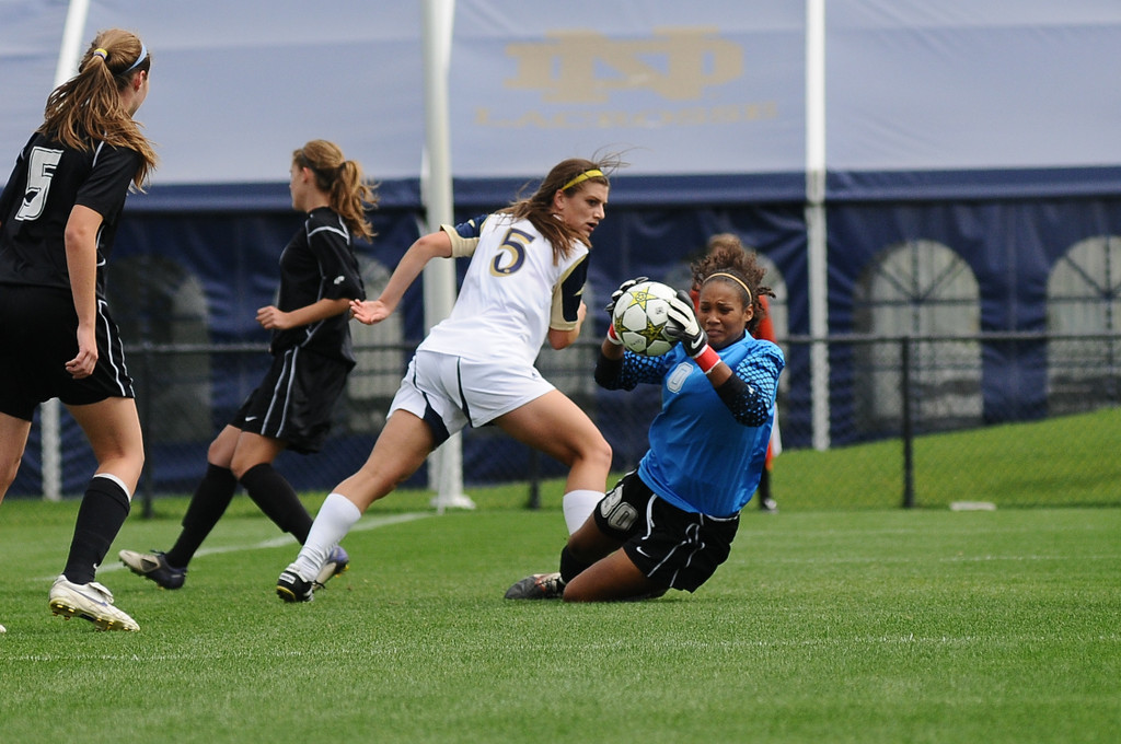 Notre Dame Women's Soccer vs Oakland on 09-23-2012