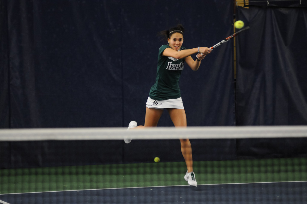 Notre Dame Women's Tennis vs #3 Duke on March 3, 2012