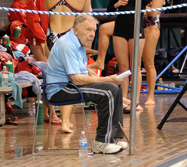 Dennis Stark coached swimming &amp; diving student-athletes from 1958-85.