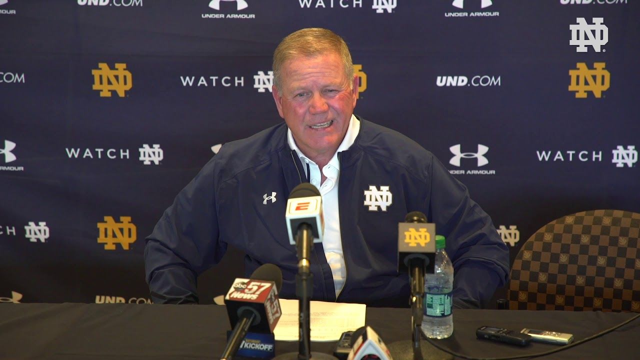 @NDFootball | Brian Kelly Post-Game Press Conference vs. Wake Forest (2018)